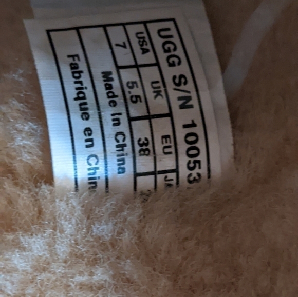 Ugg Kensington Brown Leather Sheepskin Buckle Boot Women's Size 7 - Picture 9 of 9